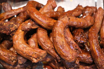 braised duck neck. Chinese food