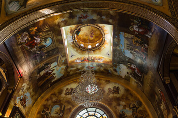 Fototapeta premium Interior of Coptic Orthodox Church in Sharm El Sheikh