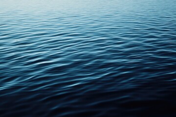 Still, dark water surface, tranquil lake