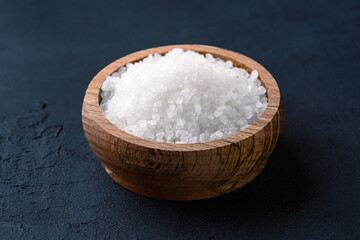  Organic salts on black background