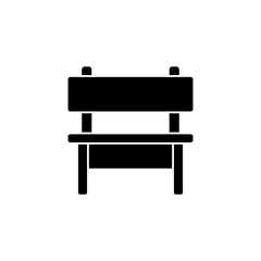 Chair glyph icon