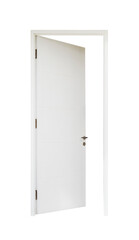 open door isolated on white