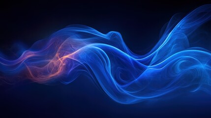 Abstract flowing smoke design