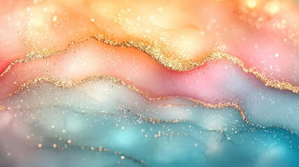 Obraz premium Abstract Liquid Resin Art