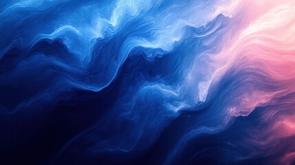 Abstract swirling color waves