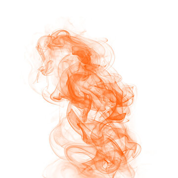 Glow Smoke Effect with Bright and Fluorescent Swirls of Color