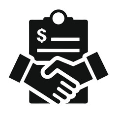 vector illustration of a hand holding a pen