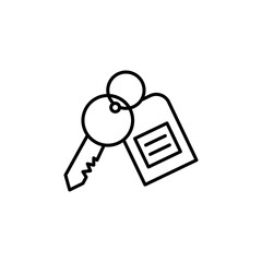 Keychain line icon