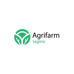 Agrifarm Horn Logo for Sustainable Farming