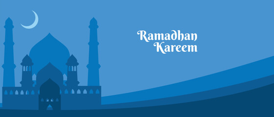 Ramadan Kareem and Eid Mubarak background, elegant design, greeting card, vector eps 10. © MassBayy