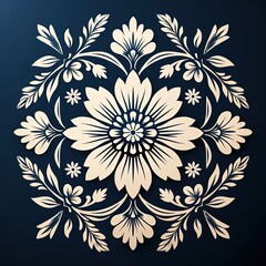 Seamless Geometric Pattern in Dark Palette for Elegant and Modern Illustrations