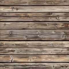 Fototapeta premium Rustic weathered brown wood planks background texture.