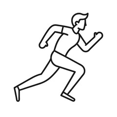 running man vector