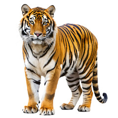 Obraz premium tiger isolated on white background