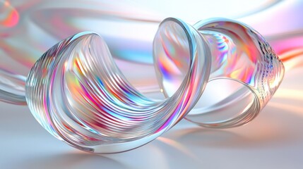 An artistic arrangement of multi-colored glass pieces that creates a visually stunning and abstract design.