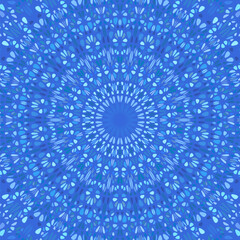 Psychedelic geometrical dynamic floral ornament pattern background