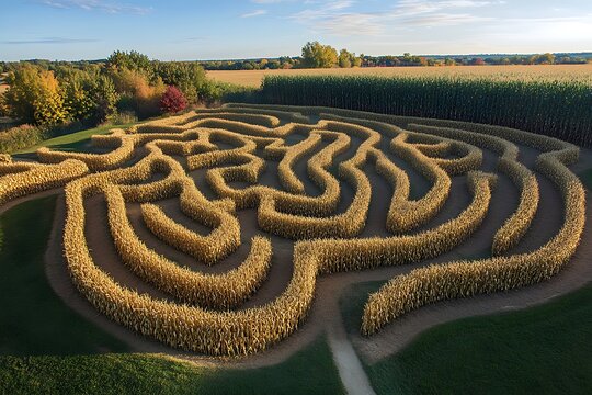 maze in the garden