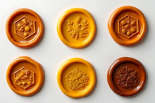 Creating artistic wax seals with floral designs studio crafting guide bright colors close-up diy creativity