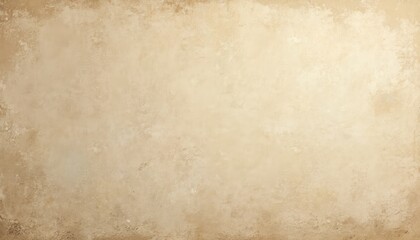 Fototapeta premium Beige rough grungy wall texture background. Uneven surface in plaster, cement. Neutral muted tone ideal for warm home interior design, renovation. Aged stucco flat surface. Stone or wattle building.