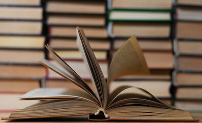 Open book and the flow of knowledge