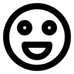 Fototapeta premium emoticon regular icon