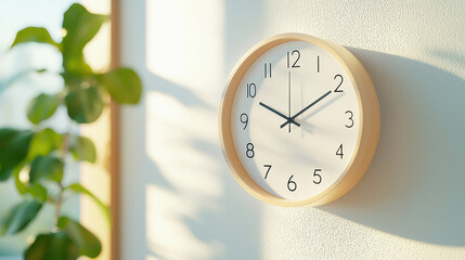 Classic design watch on wall