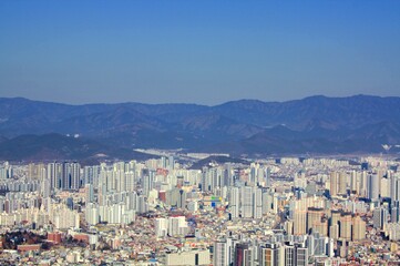 Fototapeta premium 대구광역시 전경 (Daegu panorama)