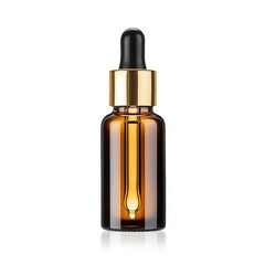 Naklejka premium Cosmetic Serum Bottle with Dropper for Essential Oil and Skincare