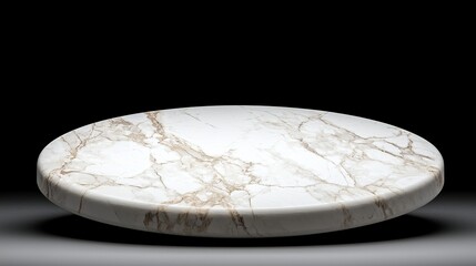 Elegant marble podium display at contemporary show minimalist environment focused viewpoint