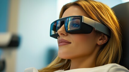 Naklejka premium Smart Glasses for Medical Professionals