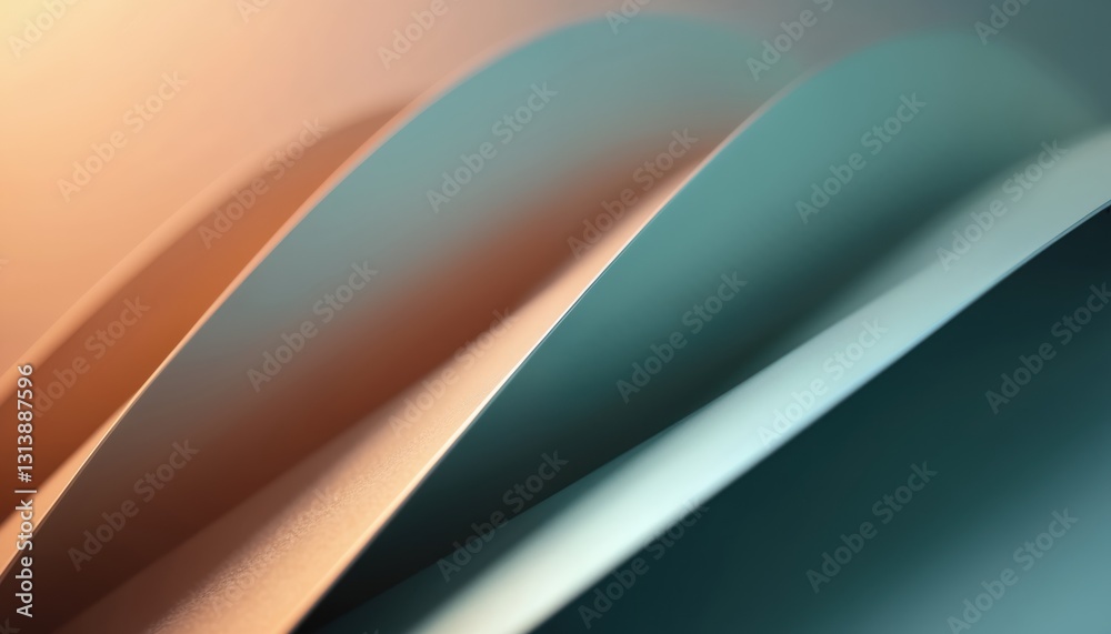 Leinwandbilder close-up of smooth curved lines in modern abstract design. sleek, contemporary visual effect with so