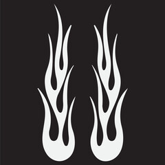 black and white fire background