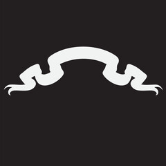 black and white ribbon