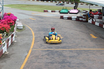 Go-kart track In the road
