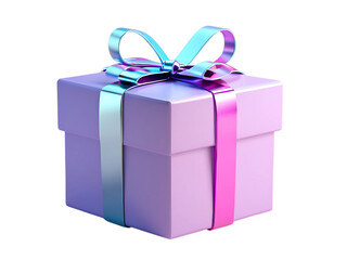pink gift box with ribbon