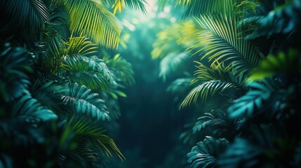 Lush tropical jungle foliage (1)
