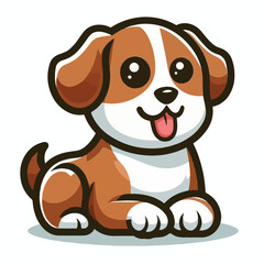 pet, happy, animal, dog, cute, puppy, domestic, adorable, portrait, canine, isolated, breed, looking, purebred, white, sitting, background, doggy, friendly, young, friendship, playful, mammal, pedigre