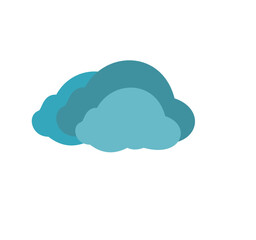 Set Of Clouds Watercolor