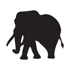 Obraz premium elephant silhouette