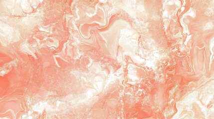 Fototapeta premium Soft coral marble with subtle veins, warm and inviting, intricate swirling patterns, polished to perfection, luxurious and elegant, abstract and high-resolution