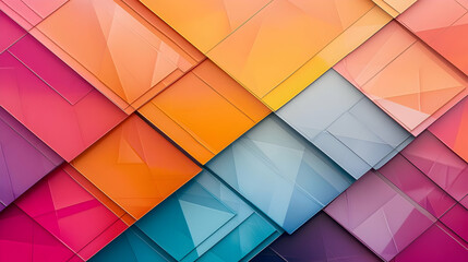 Colorful Abstract Geometric Background Pattern