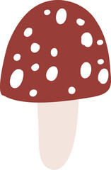 hand drawn mushroom vector illustration