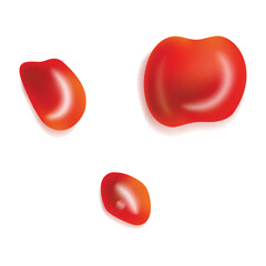 Red Sauce, Ketchup and Condiment Design ideal for Food Styling