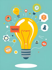 Idea Brainstorm Creative Planning Success Concept