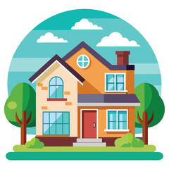 vector illustration of a house