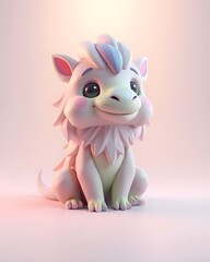Whimsical 3D Animal Render