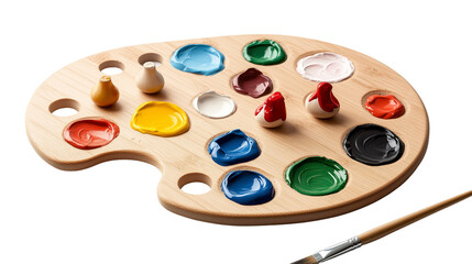 artist&rsquo;s palette, acrylic paint