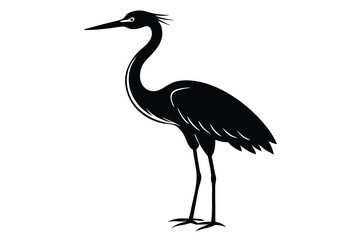 Obraz premium Heron Bird Logo Vector