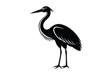 Obraz premium Heron Bird Logo Vector