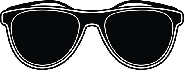 Sunglasses simple silhouette